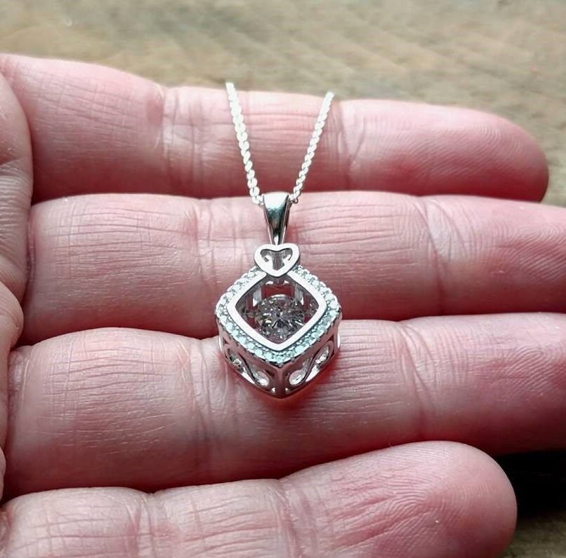 dancing diamond necklace peoples