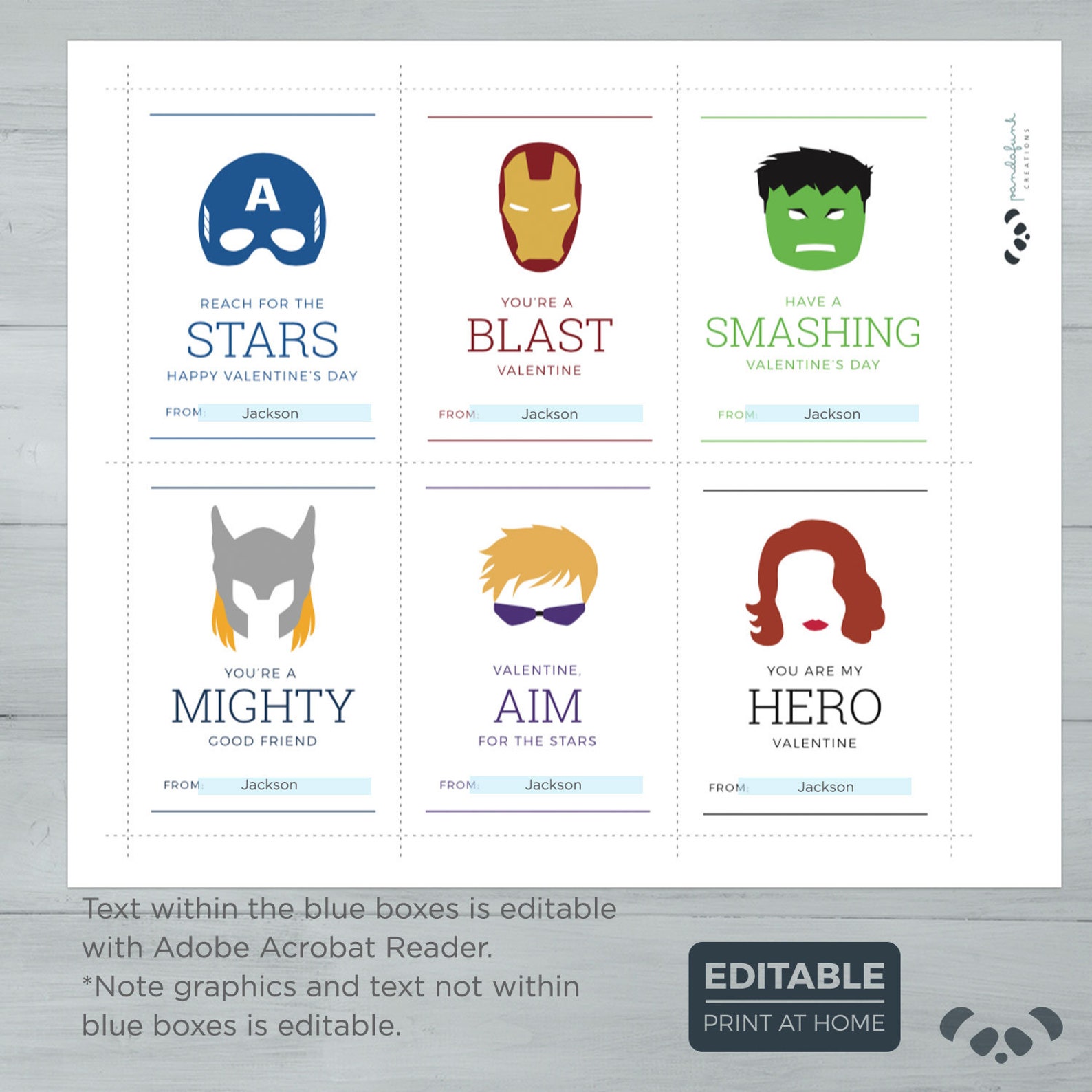 Marvel cards valentines walmart Kids Valentine cards Avengers Superhero Valentines Black | Etsy