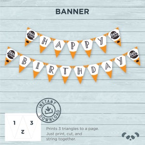 Boothday Boo-thday Halloween Ghost Printable Happy Birthday Banner |  Instant Download Boothday Halloween Ghost Happy Birthday Banner