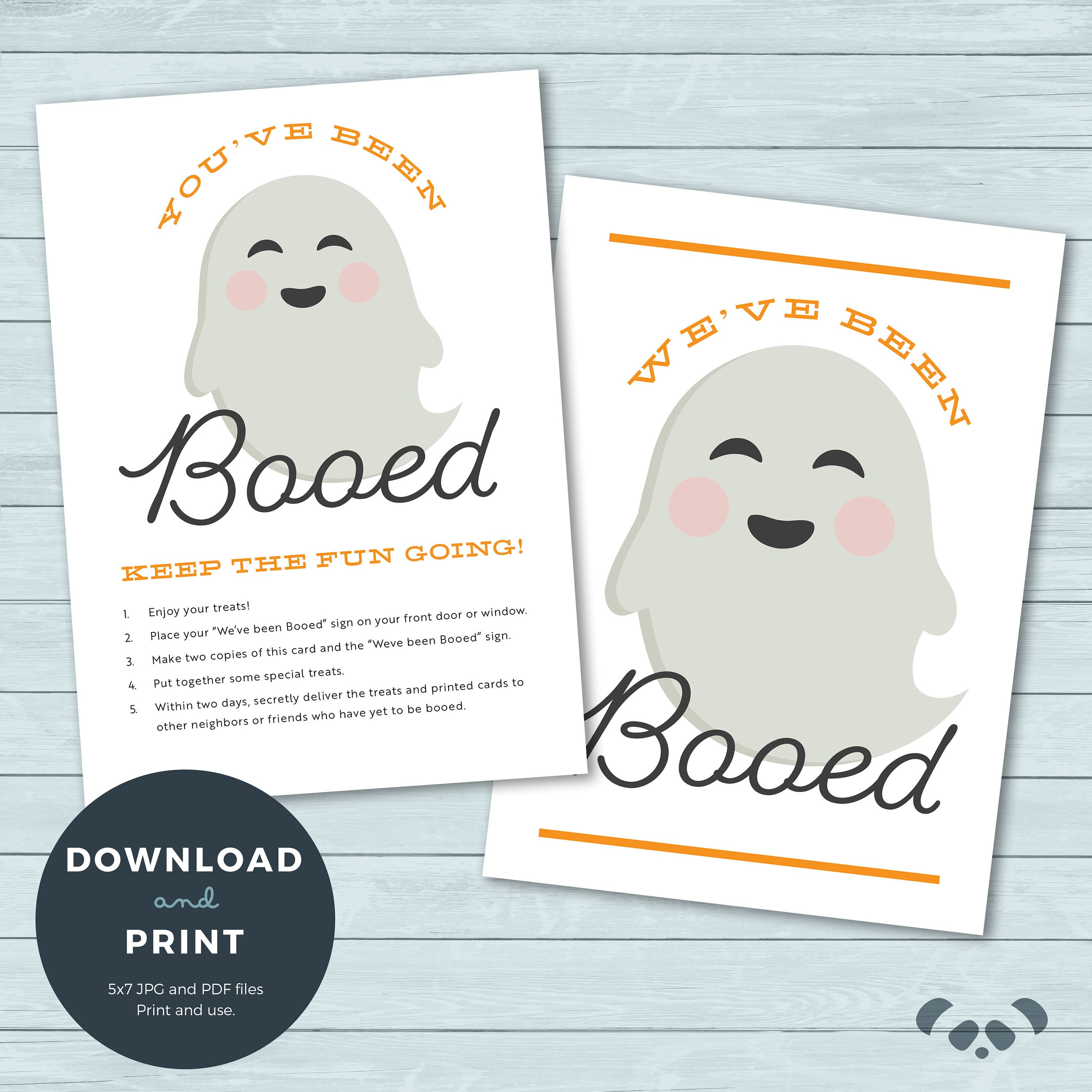You've Been Booed Printable Kit Halloween Boo Printables - Etsy