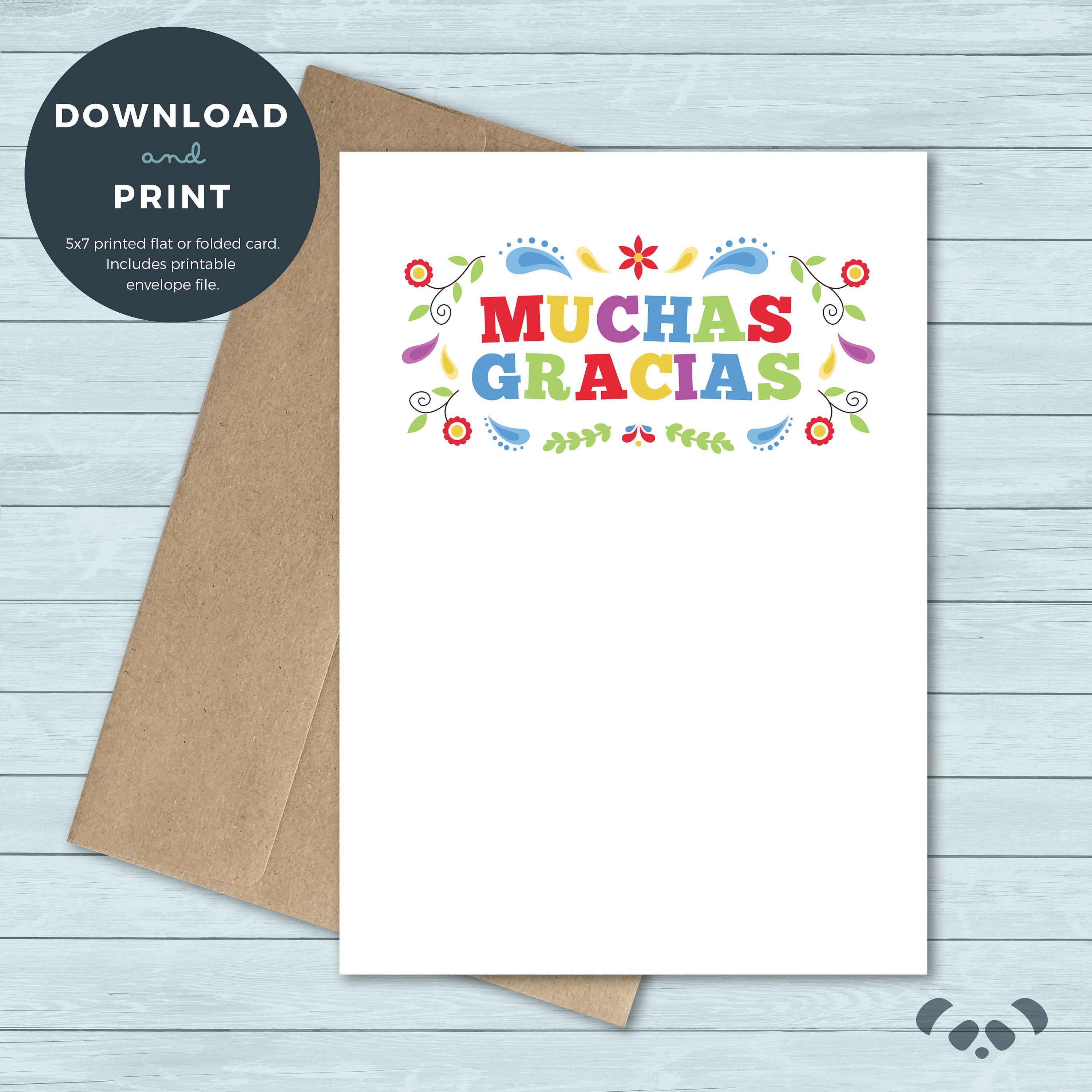 Muchas Gracias Free Printable Etsy