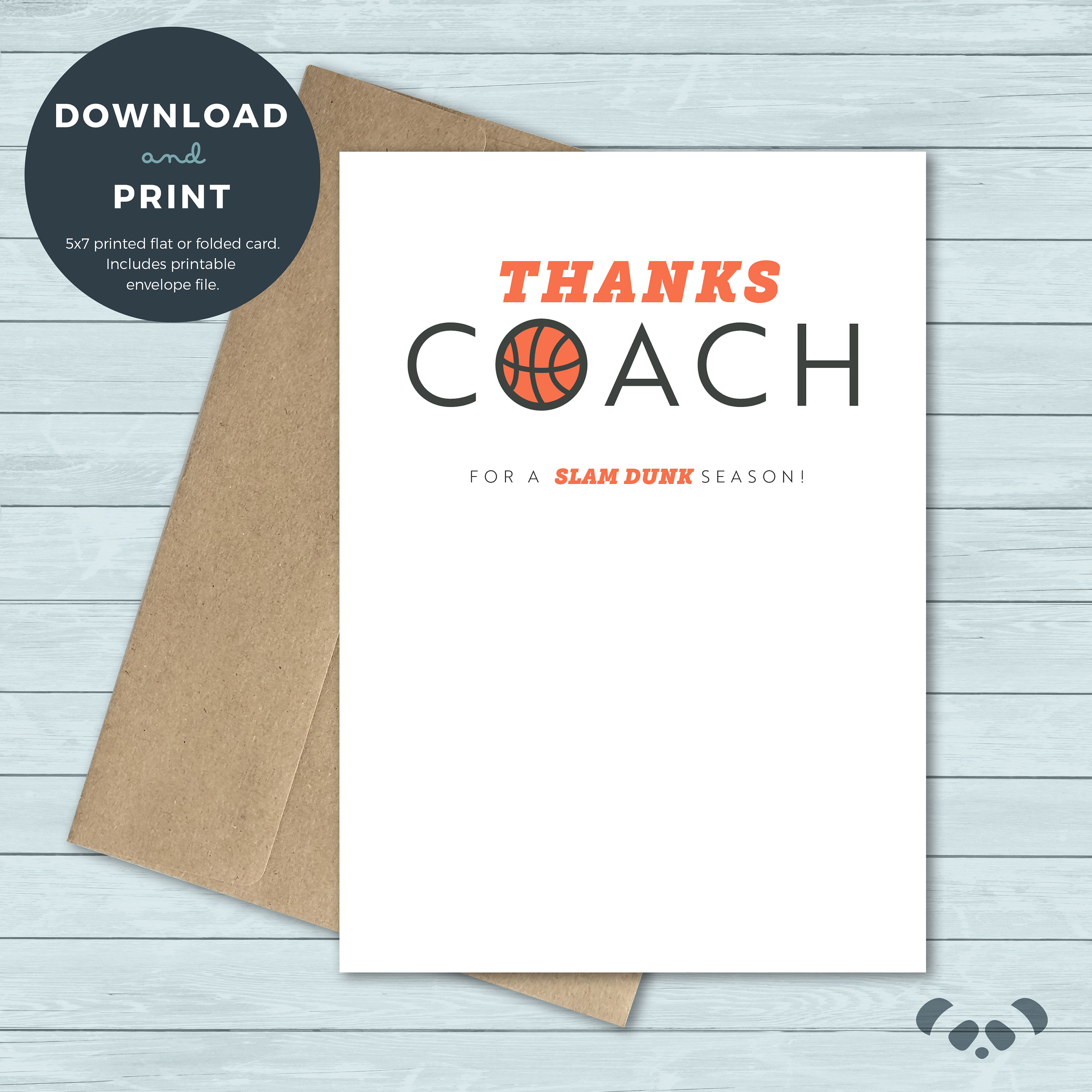 Free Printable Basketball Coach Thank You Cards