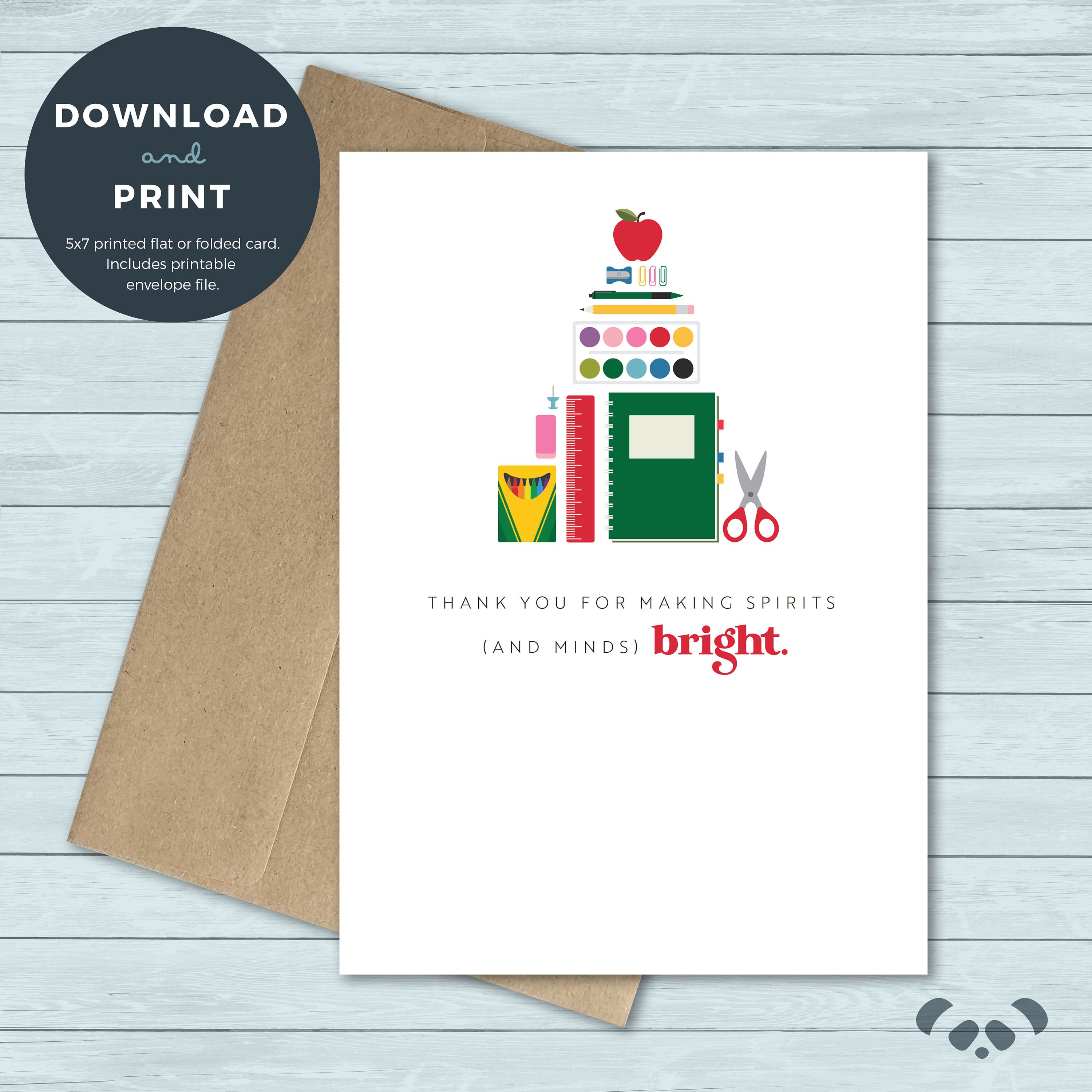 Biglietto di Natale con scritta in lingua ingleseBest Teacher Universe (lingua italiana non garantita