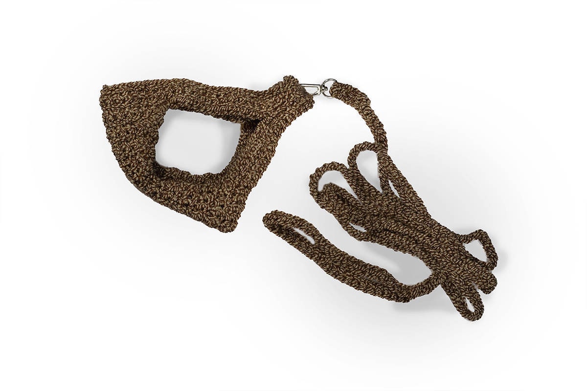 Crochet cat harness with leash Small pet harness Brown stylish Etsy