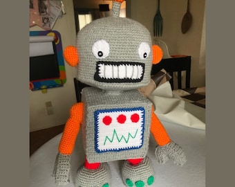 Malbot - Crochet Robot PDF PATTERN