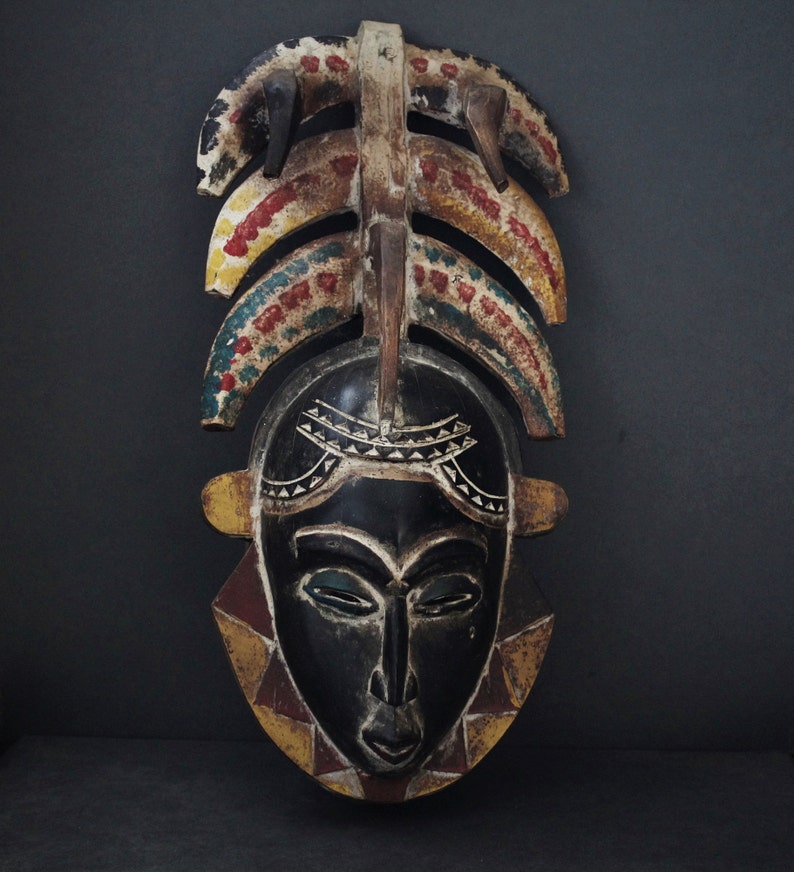 YAURE MASK From Cote D'ivoire. Yaoure Yohure Tribe. Hand Etsy