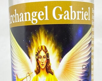 Archangel Gabriel Candle angel of guidance item angel of clarity gift angel communication catholic chrisitan church