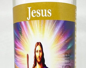 Jesus Candle messiah son of god religion item christ church gift savior congregation gift christian gift catholic confirmation
