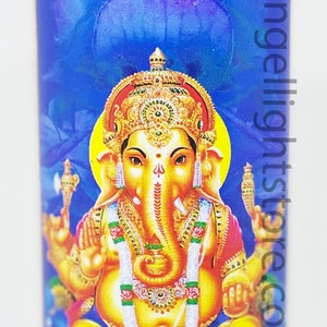 Ganesha Candle hindu deity indian religion remover of obstacles gift eastern spirituality chinese religion success new beginning image 2