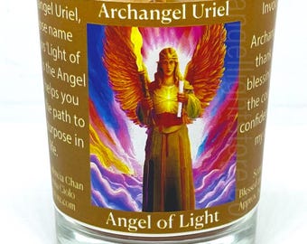 Archangel Uriel Votive Candle