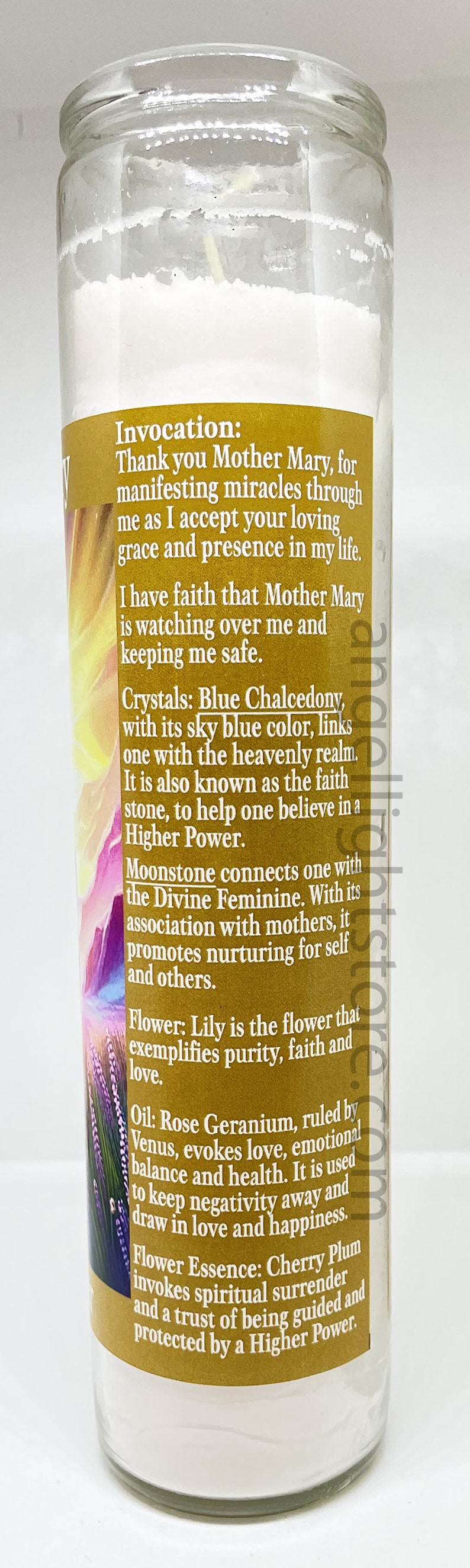 Mother Mary Candle spiritual deities christian religious goddess virgin Mary holy mother of god catholic gift church bible image 4