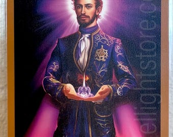 Saint Germain Altar Print