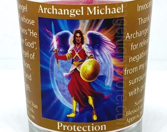 Archangel Michael Votive Candle