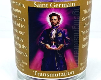 Saint Germain Votive Candle