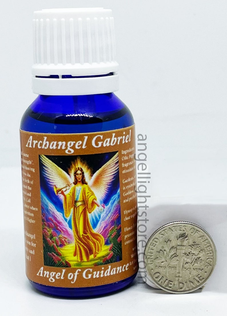Archangel Gabriel Oil anointing angel of guidance item angel of clarity gift angel communication catholic chrisitan church image 4