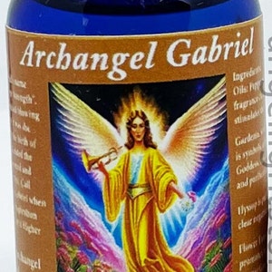 Archangel Gabriel Oil anointing angel of guidance item angel of clarity gift angel communication catholic chrisitan church image 1