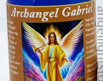 Archangel Gabriel Oil anointing angel of guidance item angel of clarity gift angel communication catholic chrisitan church