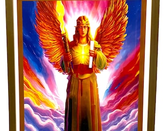 Archangel Uriel Framed Artwork