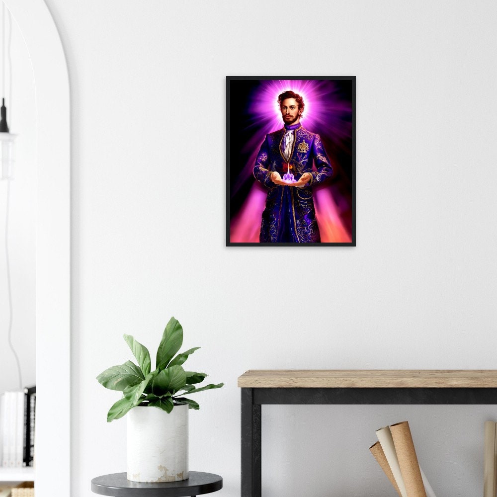 Saint Germain 18x24 Artwork Spiritual Deities Ascended Masters