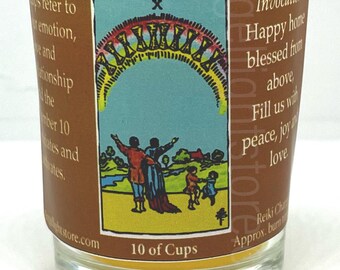 Ten of Cups Votive Candle