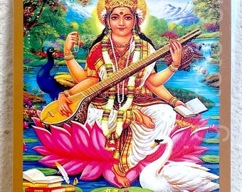 Saraswati Altar Print