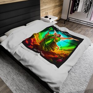 Archangel Raphael Blanket bedspread bed cover wall art tapestry picture wall hanging art print home decor artwork canvas wall art healing image 8