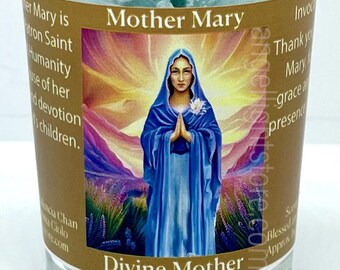 Mother Mary Votive Candle