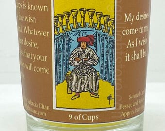 Nine of Cups Votive Candle