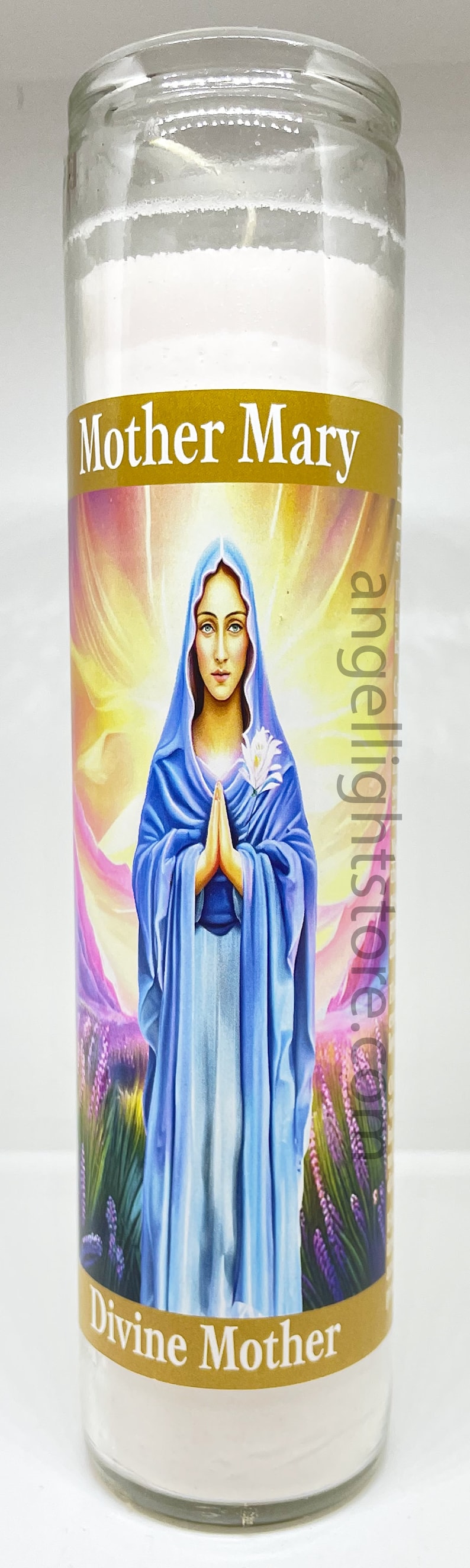 Mother Mary Candle spiritual deities christian religious goddess virgin Mary holy mother of god catholic gift church bible image 2