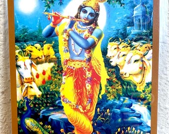 Krishna Altar Print