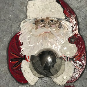 Weihnachtskarte Weihnachtsmann glauben Größe 5 X 7" festlichen Spaß rot weißen Bart Magie Familie Freunde personalisieren Foto handgemachte Set einzigartige Grußkarte