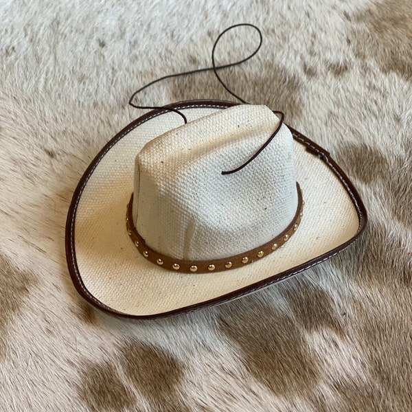 Mini Cowboy Hat Hanging Decoration, Western, Nashville, Cowgirl, Car Accessories, Rearview Mirror, Hanging Ornament