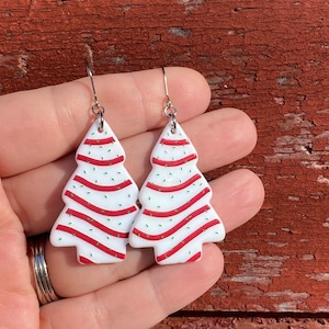 Christmas Tree Cakes Holiday Earrings