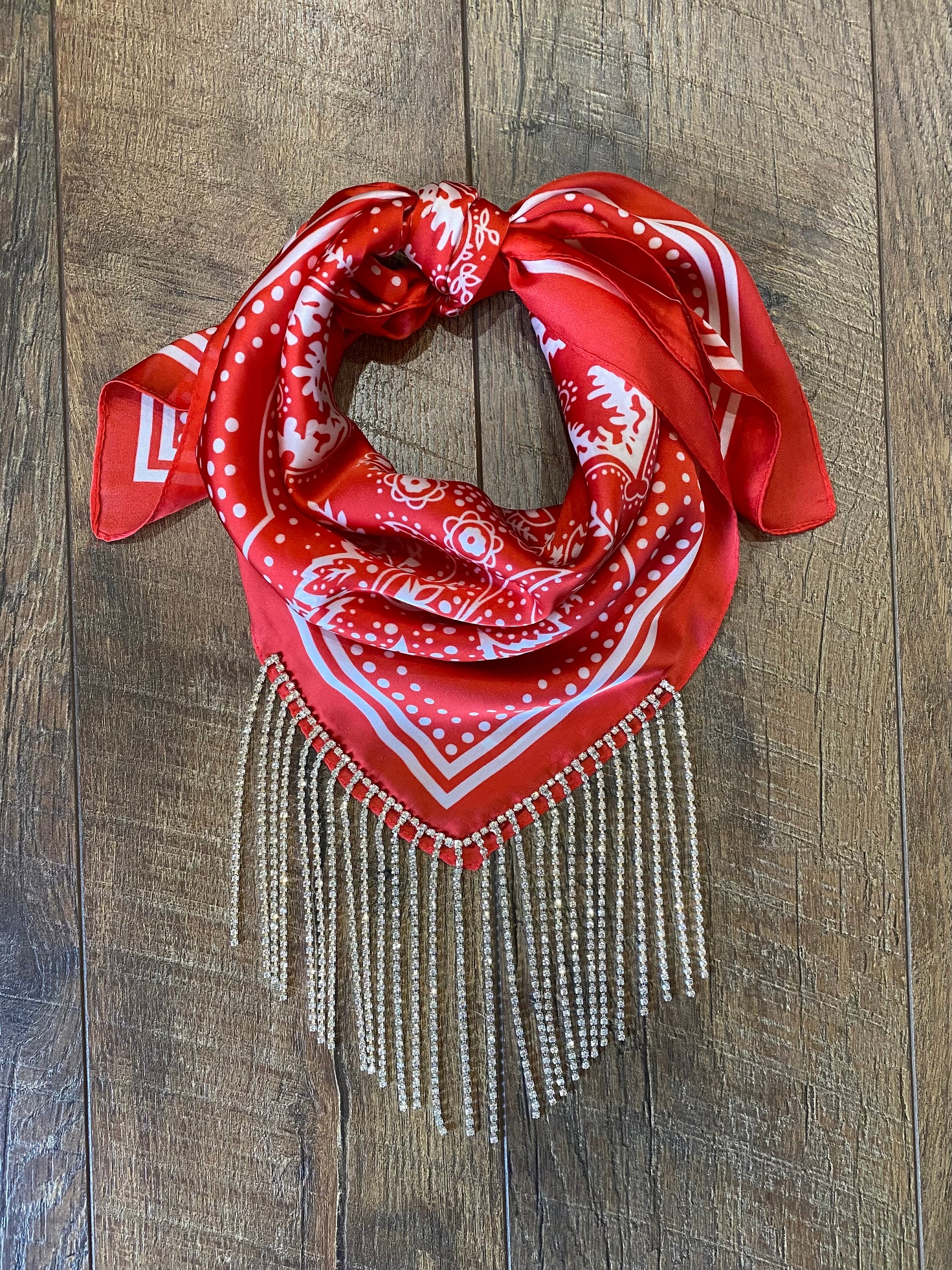Silk Scarf Bandanna Scarf Red Bandana Scarf Large Red Scarf
