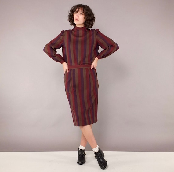 Christian Dior Separates Vintage Striped Two Piece
