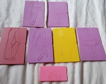 barbie fashion plates 90s