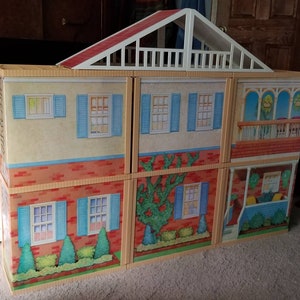 plastic barbie house