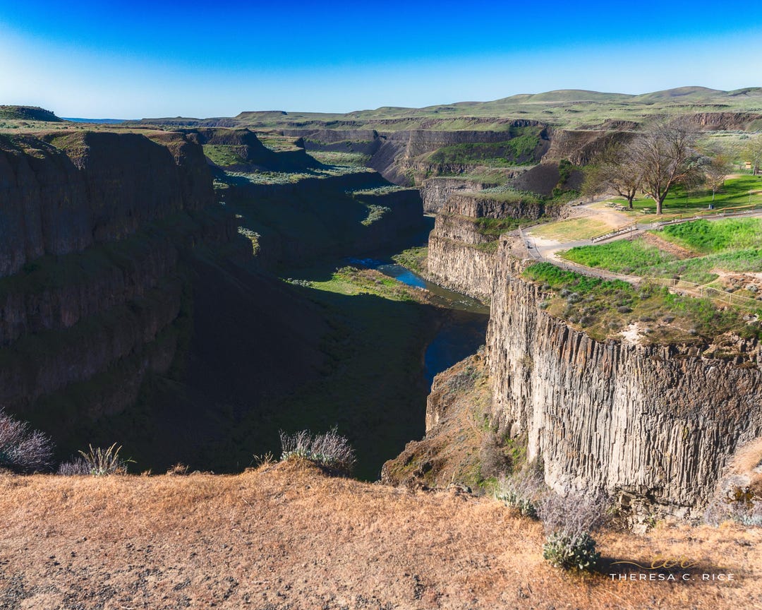 Scenic Palouse River Canyon Overlook - Nature Photography Print - Etsy