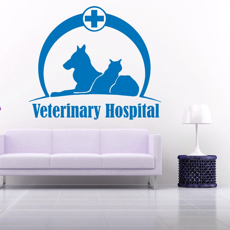 Wall Decal Pets Pet Veterinary Services Medicine Veterinary Etsy