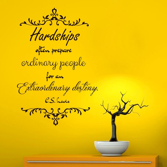 Details about   Only Great Challenges Ordinary People Rise To Meet Vinyl Wall Decal Quote L109