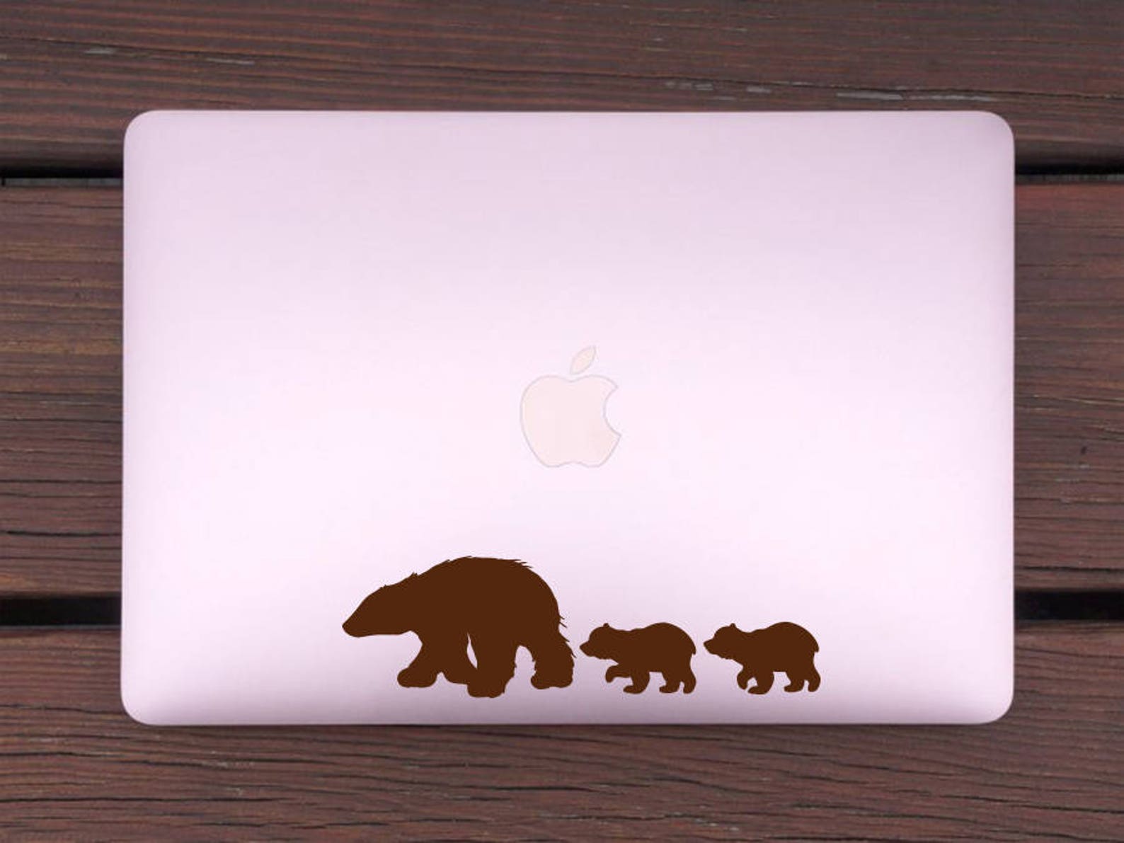 Laptop Vinyl Decal Sticker Wild Animals Nature Bears Bear Cub | Etsy