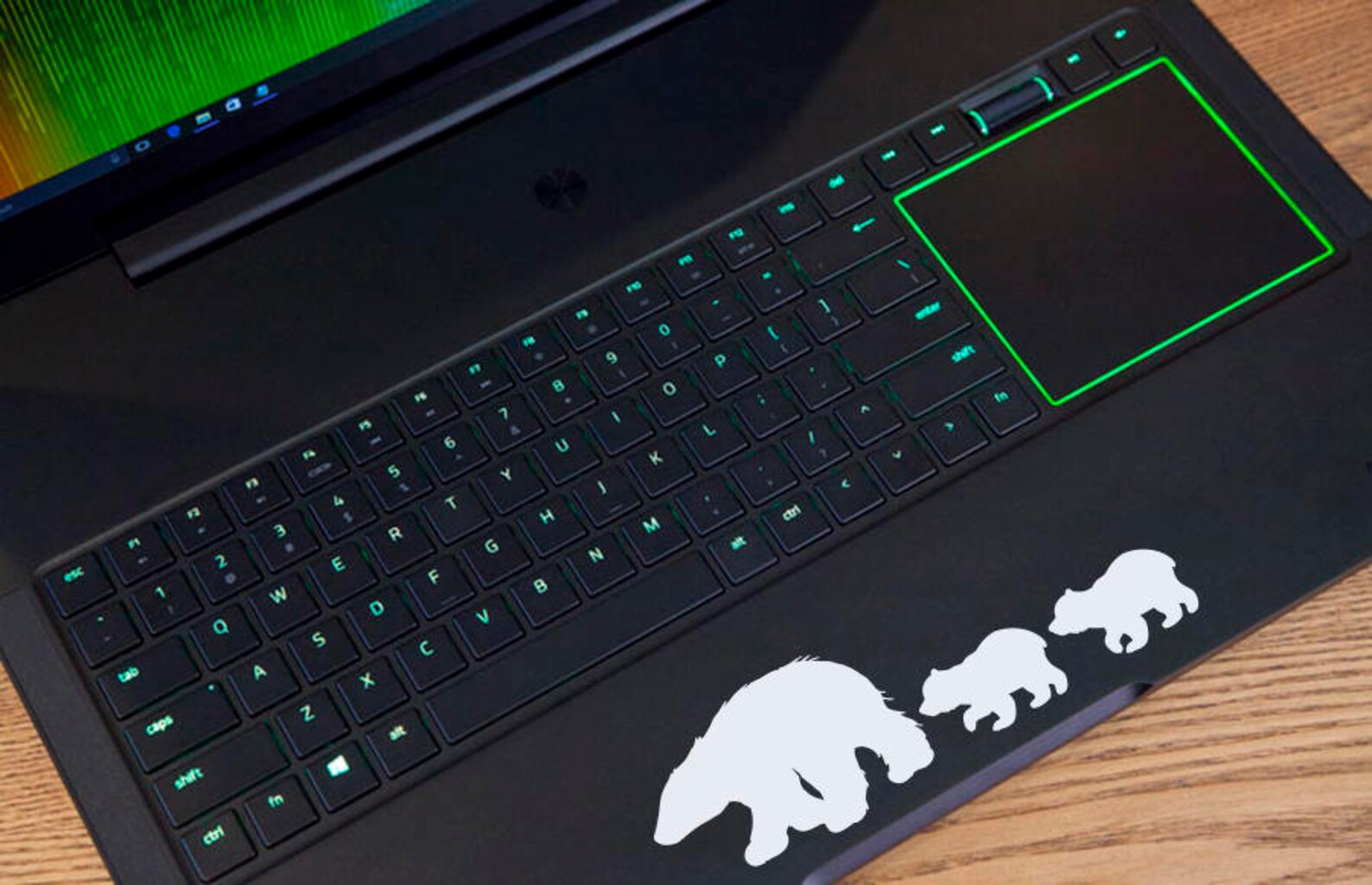 Laptop Vinyl Decal Sticker Wild Animals Nature Bears Bear Cub | Etsy