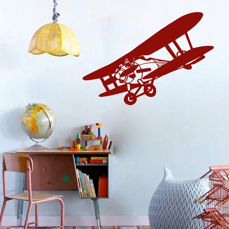 11 pegatinas de avión Conjunto Negro Cualquier Color Portátil Coche Vinilo de pared Arte en Vidrio