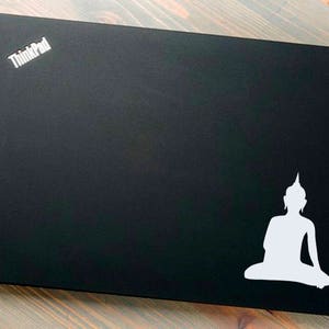 Laptop Vinyl Decal Sticker Yoga Meditation Buddha Lotus Fitness Pilates Computer Tablet Notebook Keyboard Phone Wall Murals Home Décor R19 image 7