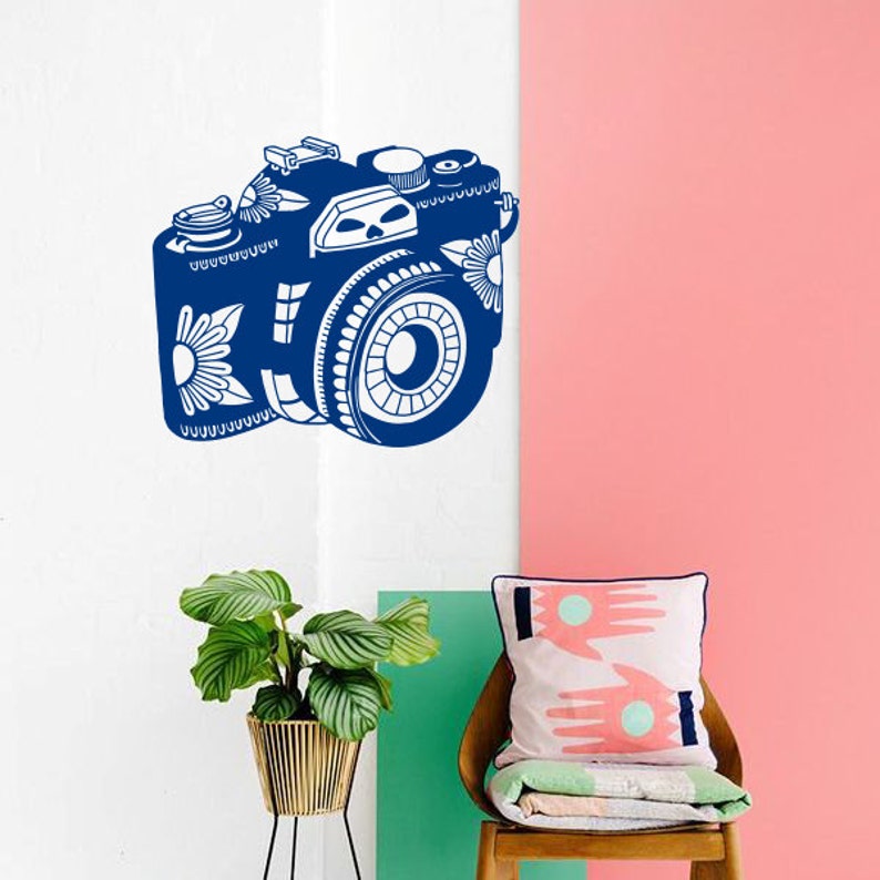 Wall Decal Vinyl Sticker Photo Camera Photography Film Shoot - Etsy