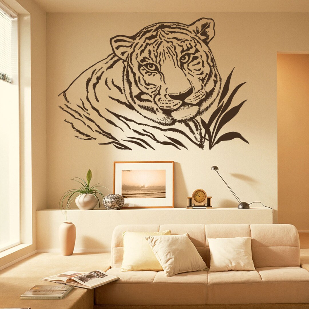 Wall Decal Tiger Leopard Print Jaguar Panther Wild Cat Wildcat - Etsy