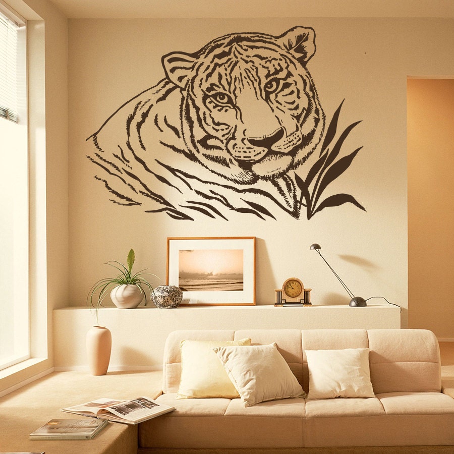Wall Decal Tiger Leopard Print Jaguar Panther Wild Cat Wildcat | Etsy