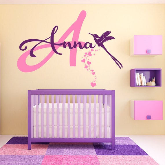 Wall Decals Baby Hummingbird Bird Vinyl Sticker Custom - Wall Vinyl Stickers Custom Wall Decals Baby Hummingbird Bird Vinyl Sticker Custom - Wall Vinyl Stickers Custom