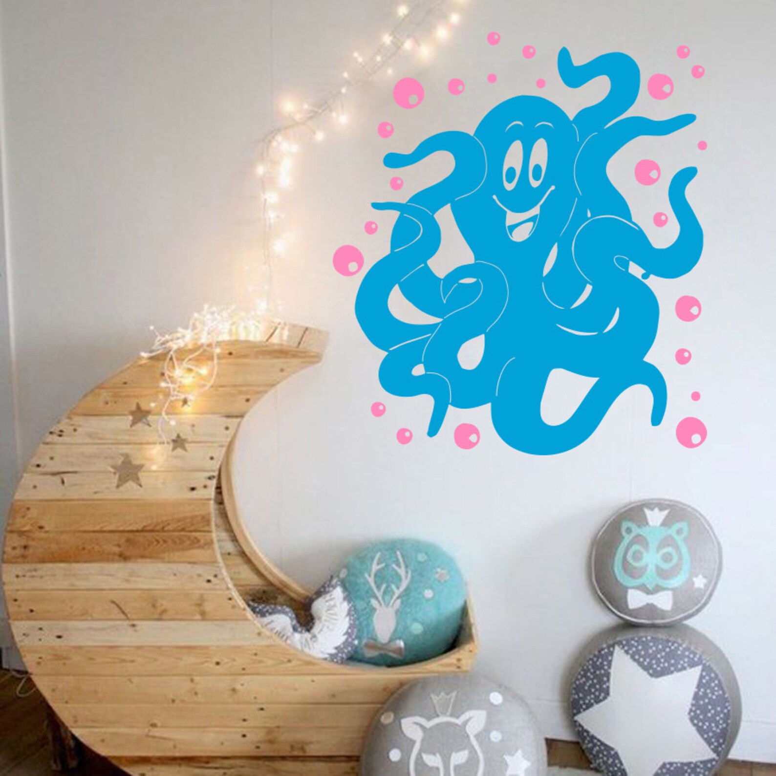 Wand Aufkleber Vinyl Aufkleber nautische Wasser Welt Natur | Etsy