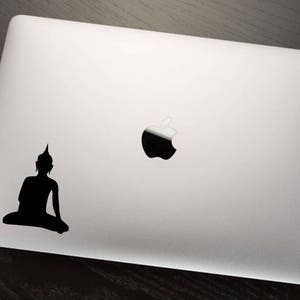 Laptop Vinyl Decal Sticker Yoga Meditation Buddha Lotus Fitness Pilates Computer Tablet Notebook Keyboard Phone Wall Murals Home Décor R19 image 6